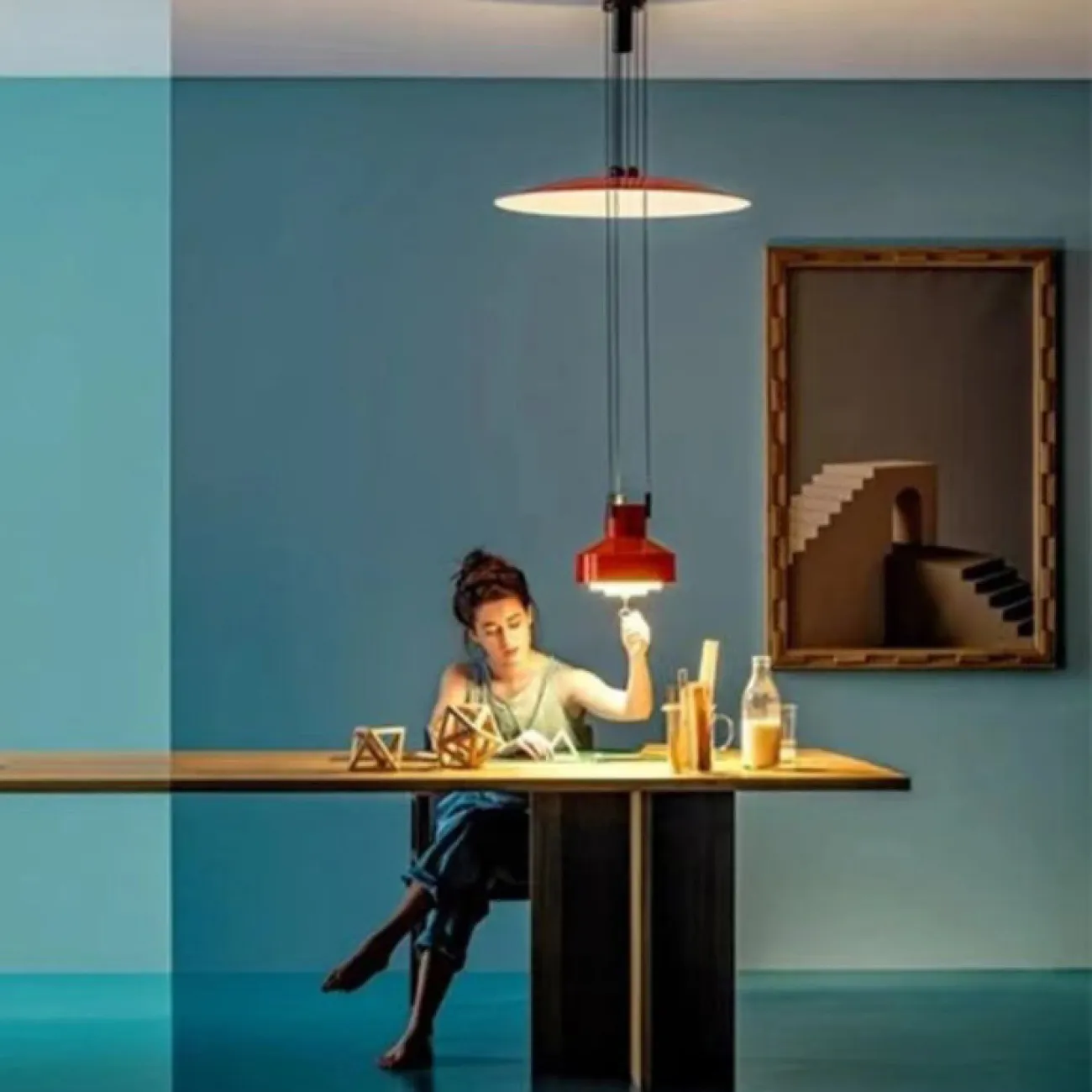 Подвесной светильник TOBIAS White от ImperiumLoft