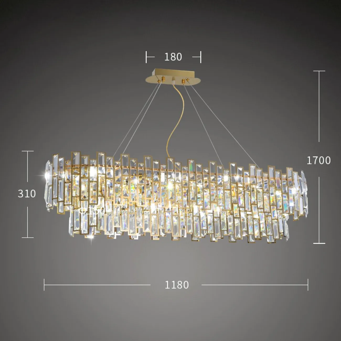 Подвесная люстра TESORO от ImperiumLoft
