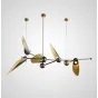 Подвесная люстра LAVRA A7 Латунь+Мокоо от ImperiumLoft