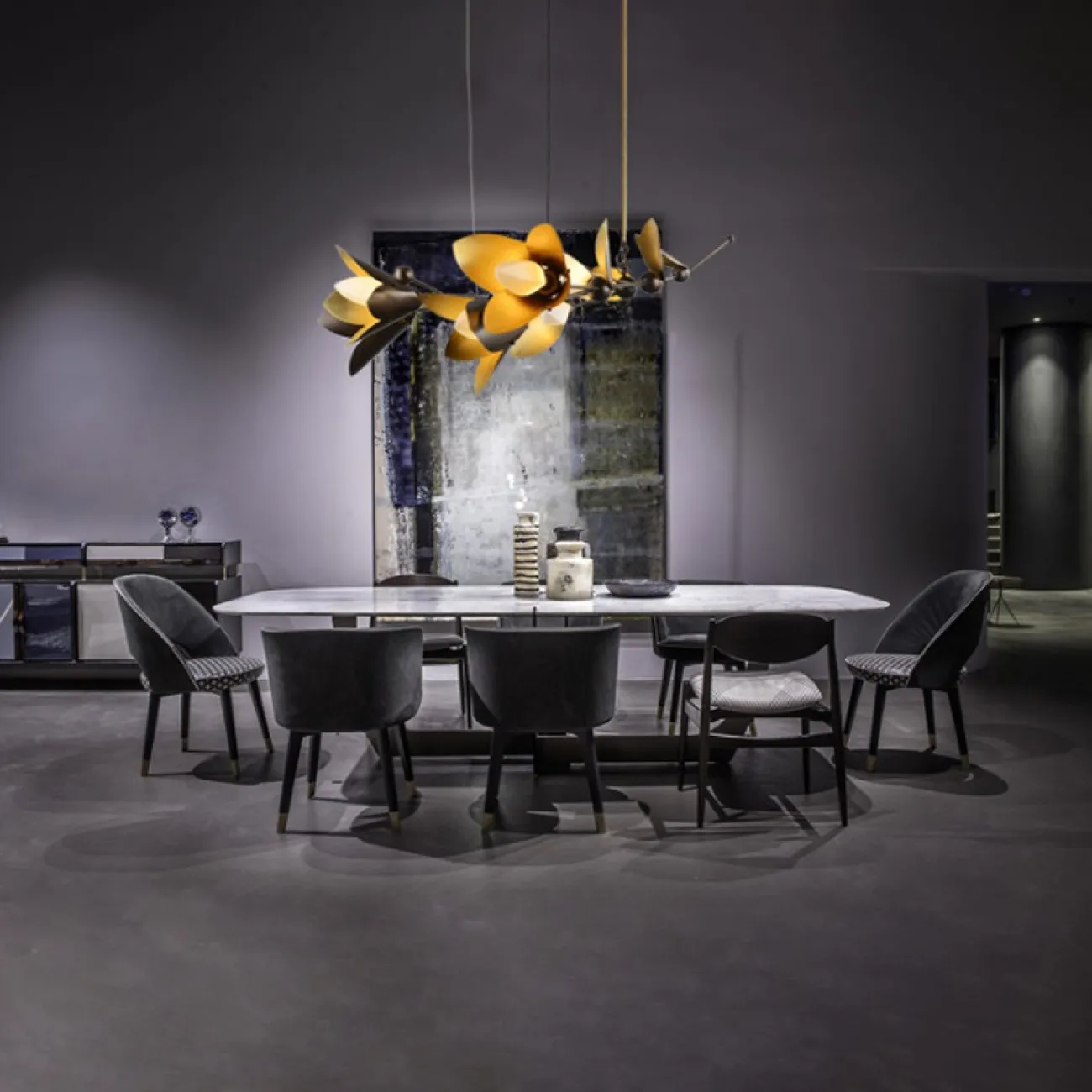 Подвесная люстра LAVRA A7 Латунь+Мокоо от ImperiumLoft Подвесная люстра LAVRA A7 Латунь+Мокоо от ImperiumLoft