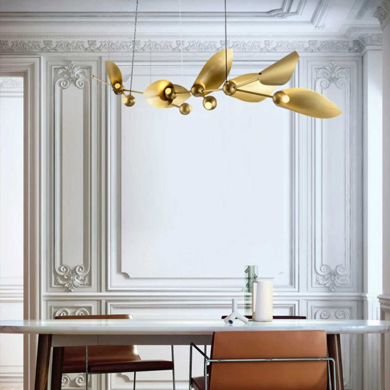 Подвесная люстра LAVRA A7 Латунь+Мокоо от ImperiumLoft Подвесная люстра LAVRA A7 Латунь+Мокоо от ImperiumLoft