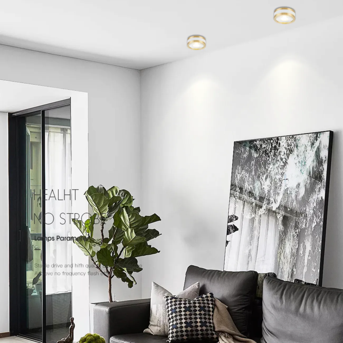 Точечный светильник MEUD D8 Black Brass 5W от ImperiumLoft