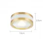 Точечный светильник MEUD D12 White Brass 12W от ImperiumLoft