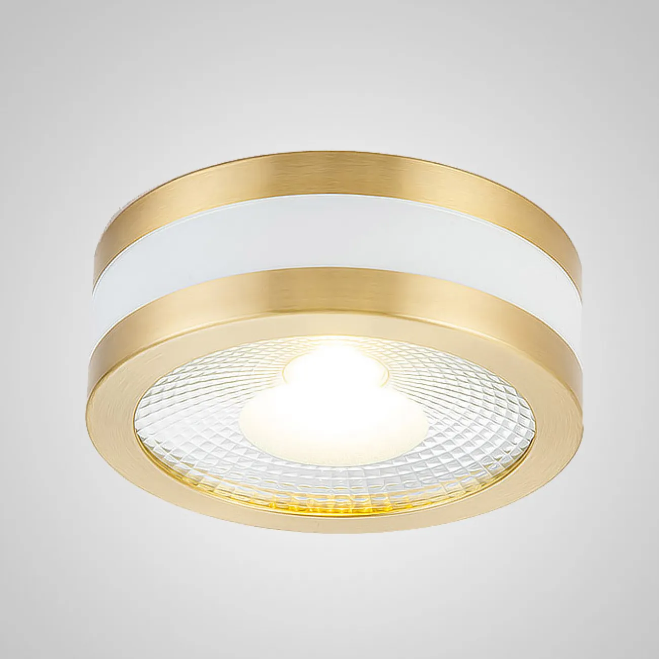 Точечный светильник MEUD D8 White Brass 5W от ImperiumLoft