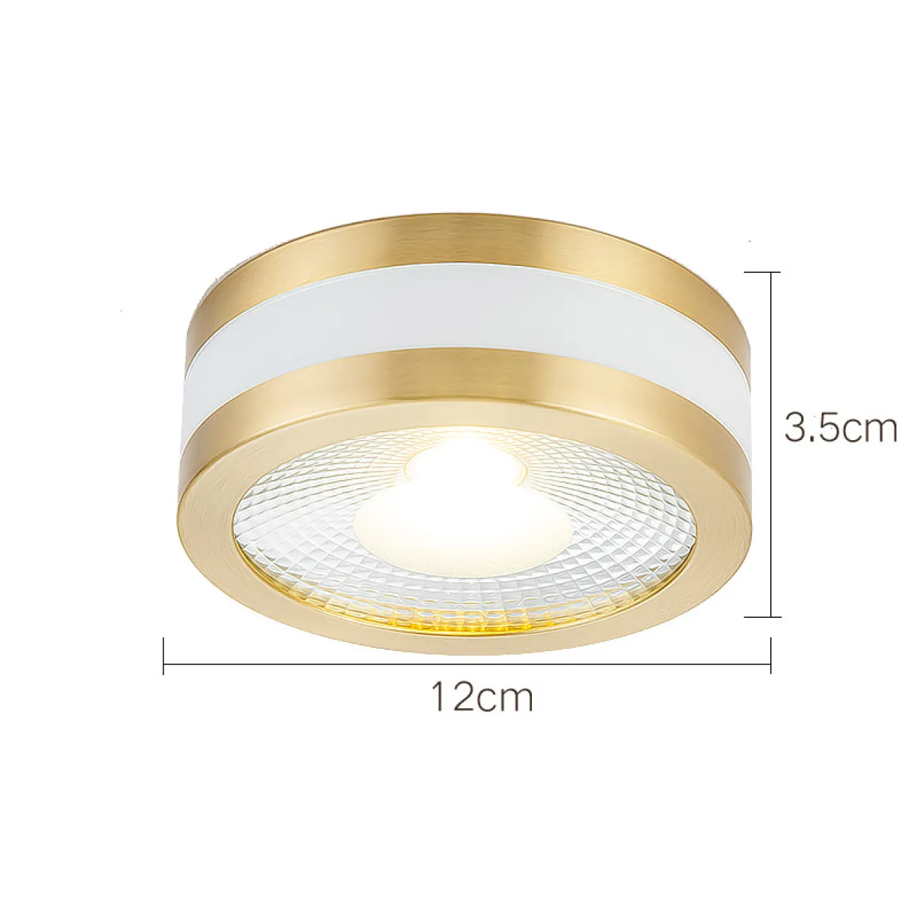 Точечный светильник MEUD D8 Black Brass 5W от ImperiumLoft