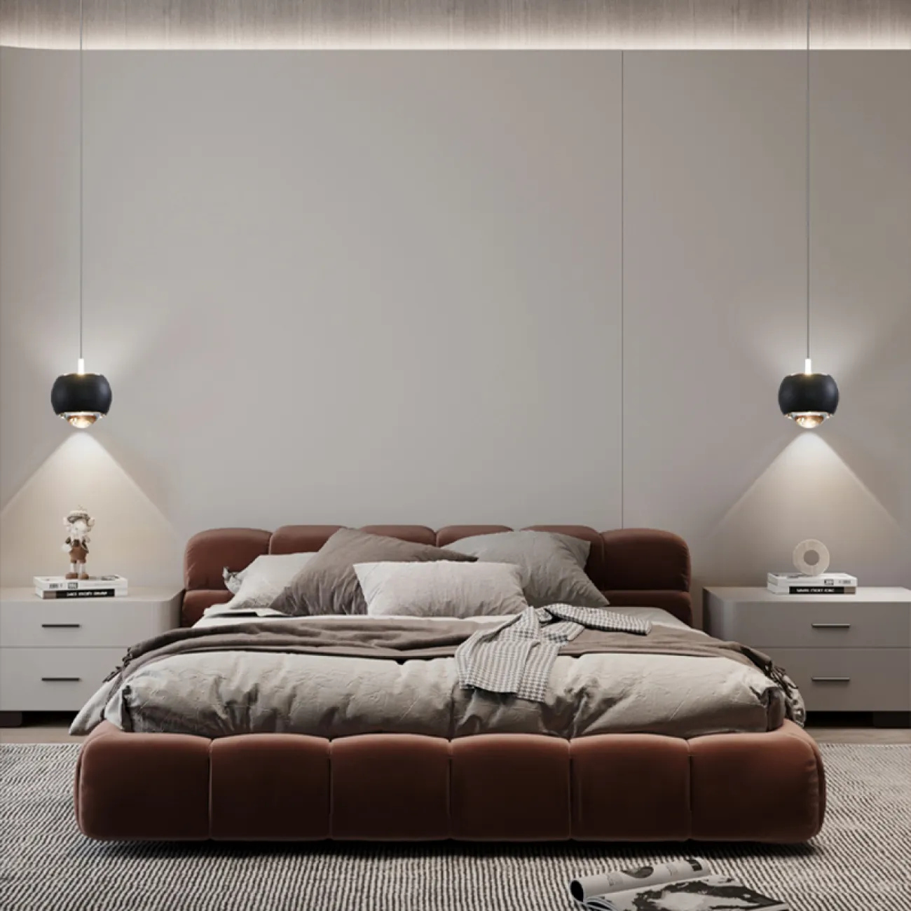 Подвесной светильник BENDIX C Black 4000К от ImperiumLoft