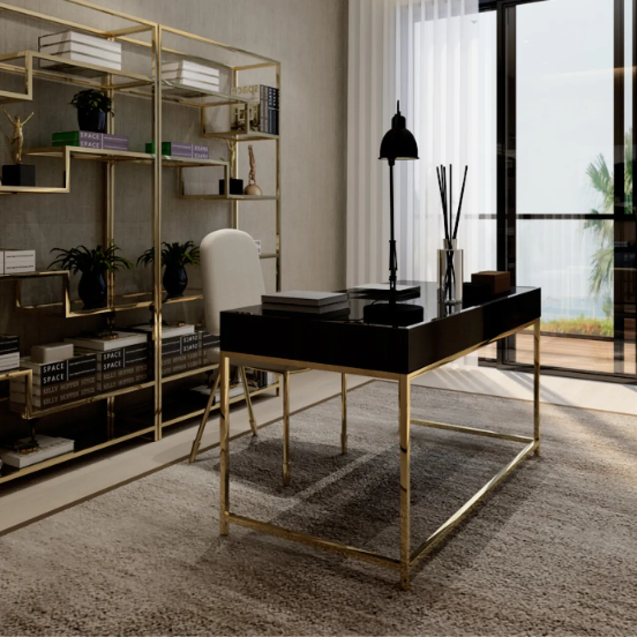 Дизайнерский письменный стол LaLume-PS00103