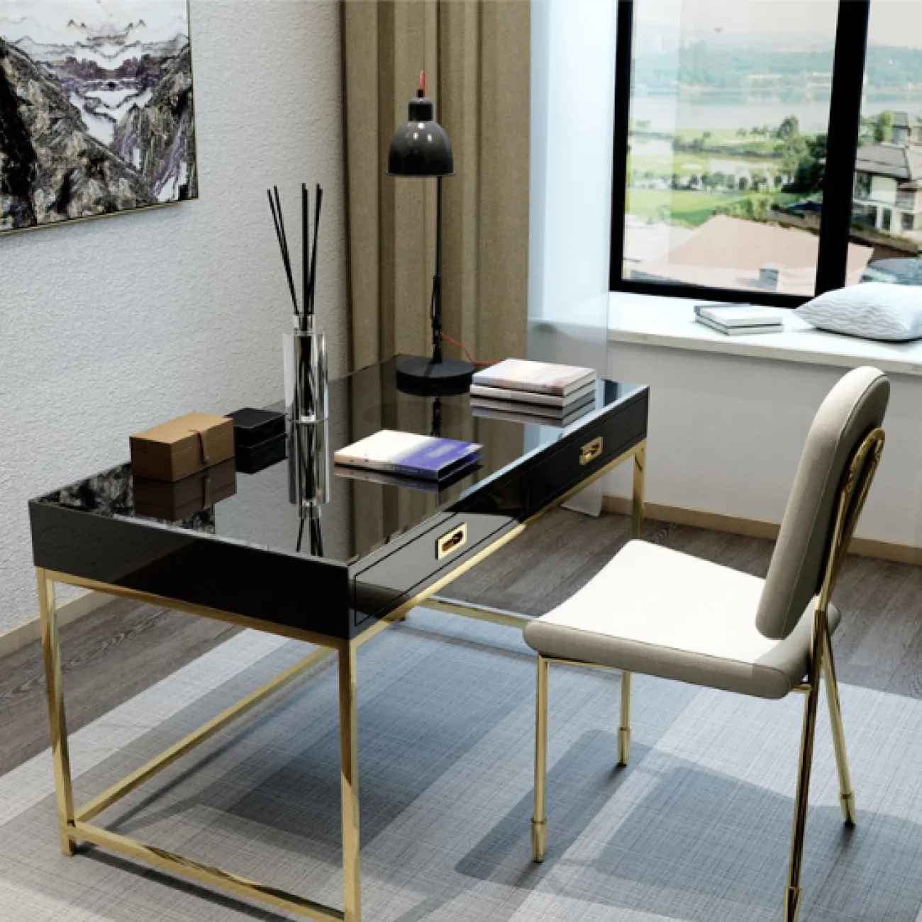 Дизайнерский письменный стол LaLume-PS00103