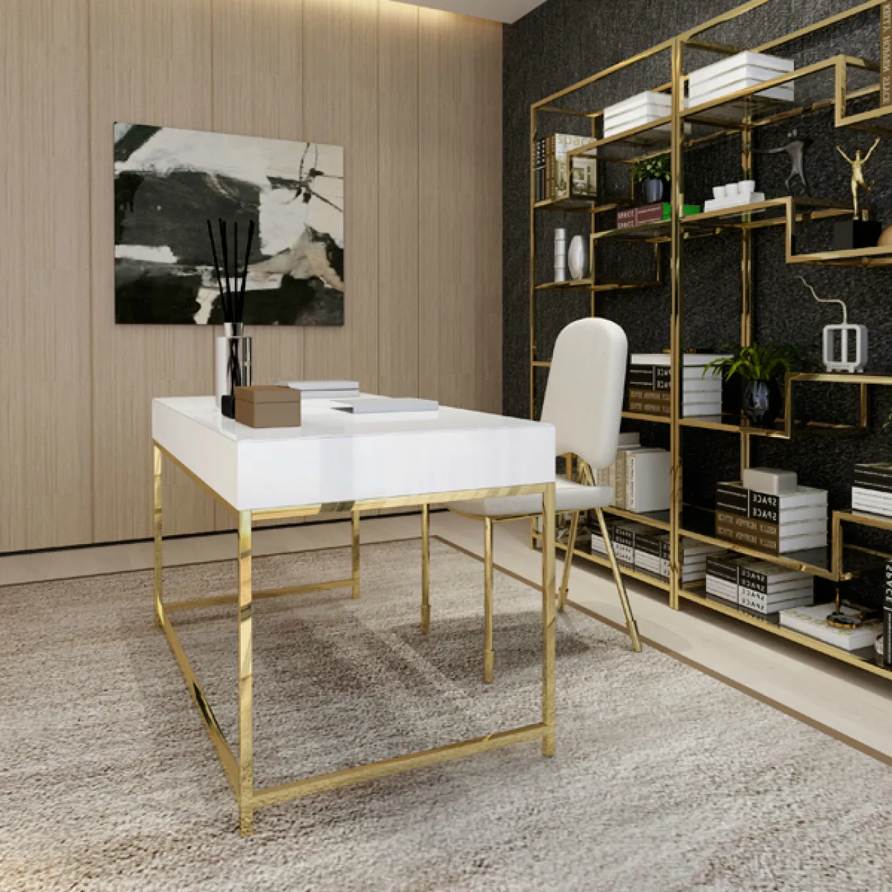 Дизайнерский письменный стол LaLume-PS00103