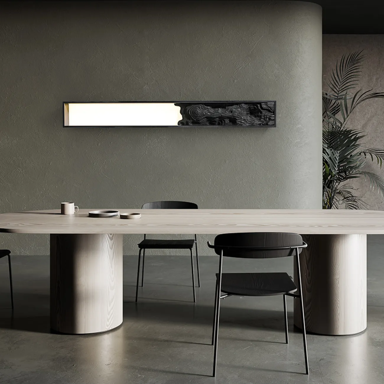 Настенный светильник ALBA L120 Dark brown от ImperiumLoft