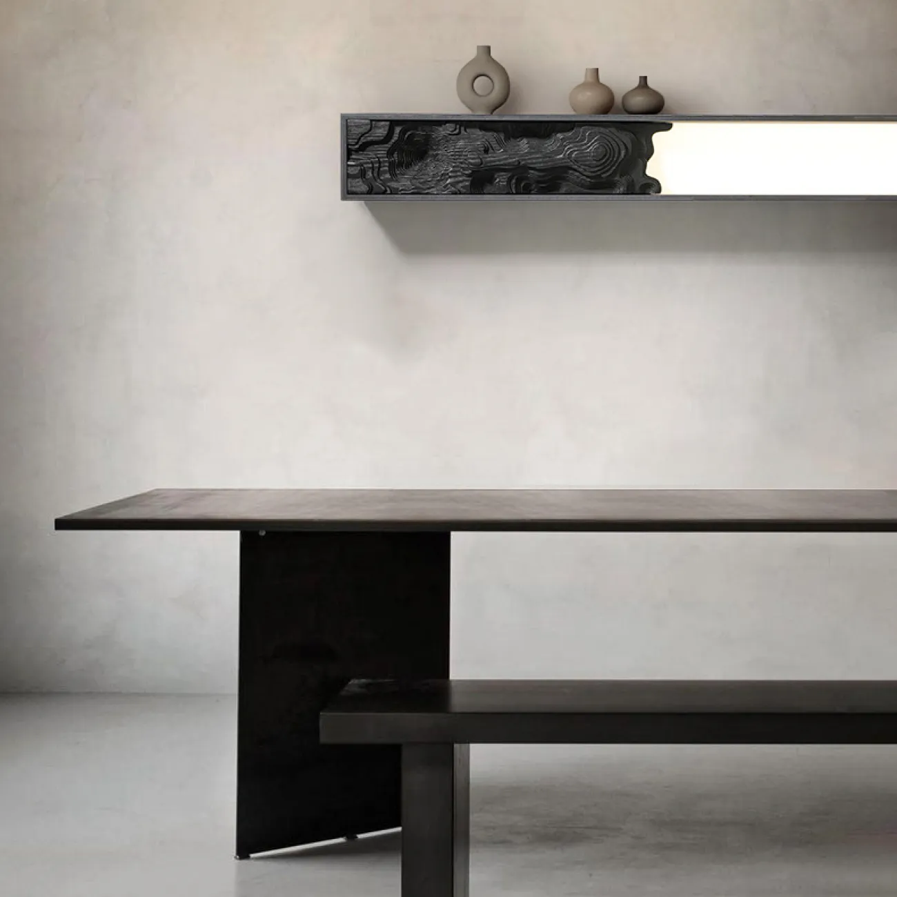 Настенный светильник ALBA L180 Dark brown от ImperiumLoft