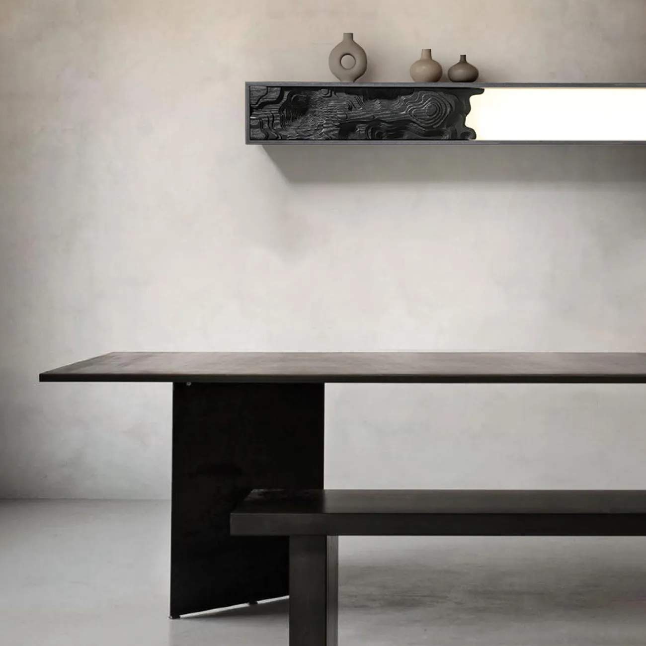 Настенный светильник ALBA L120 Dark brown от ImperiumLoft