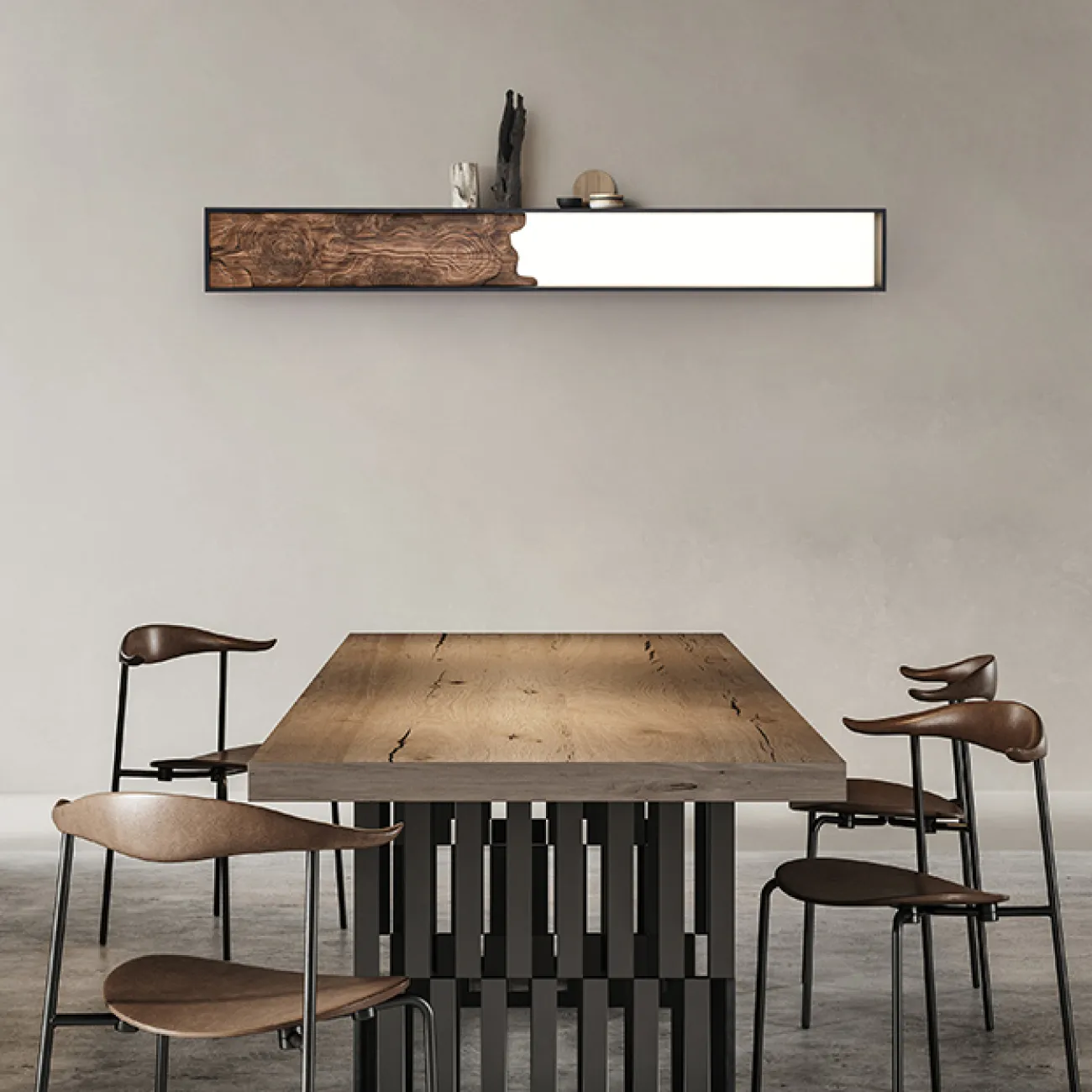 Настенный светильник ALBA L120 Dark brown от ImperiumLoft