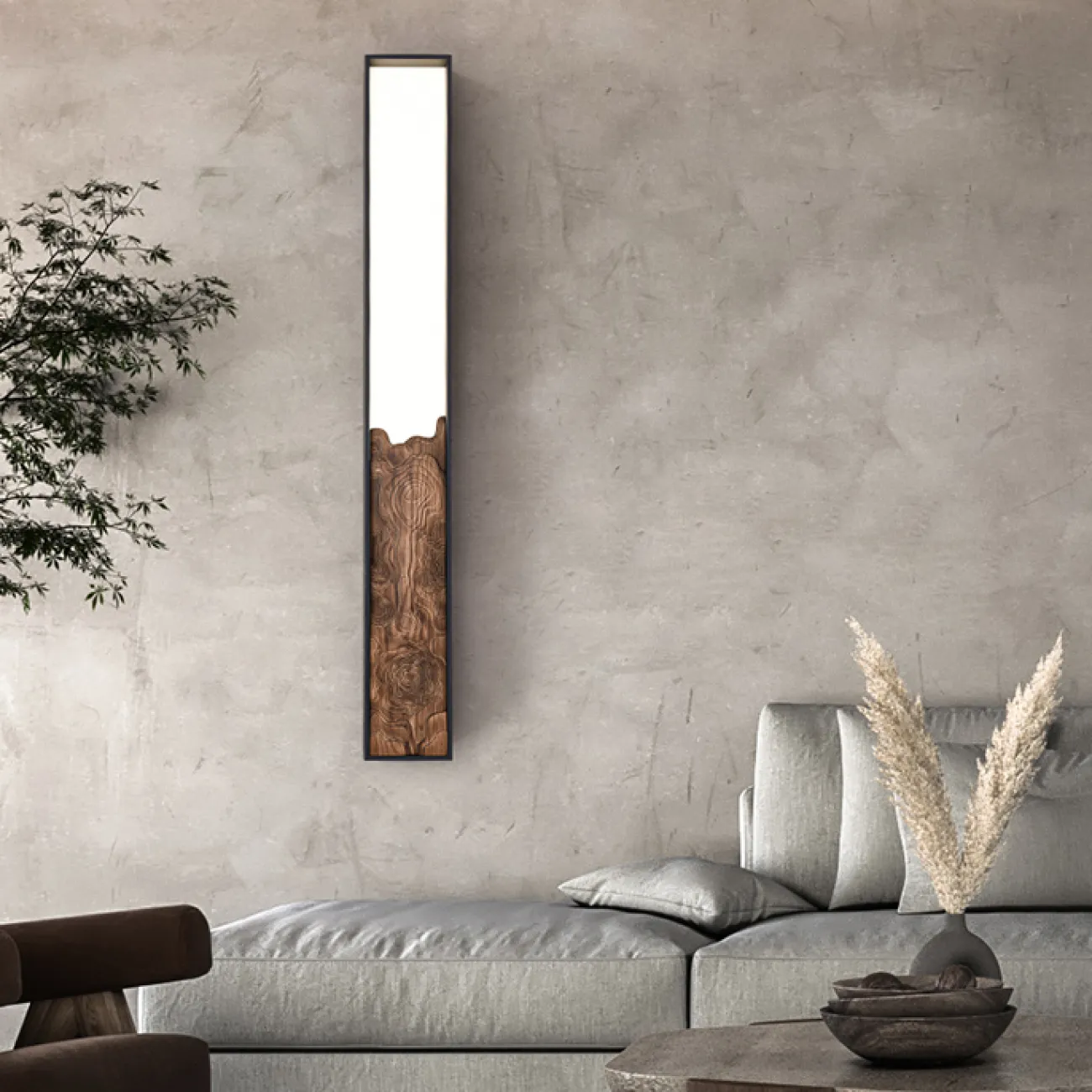 Настенный светильник ALBA L120 Dark brown от ImperiumLoft