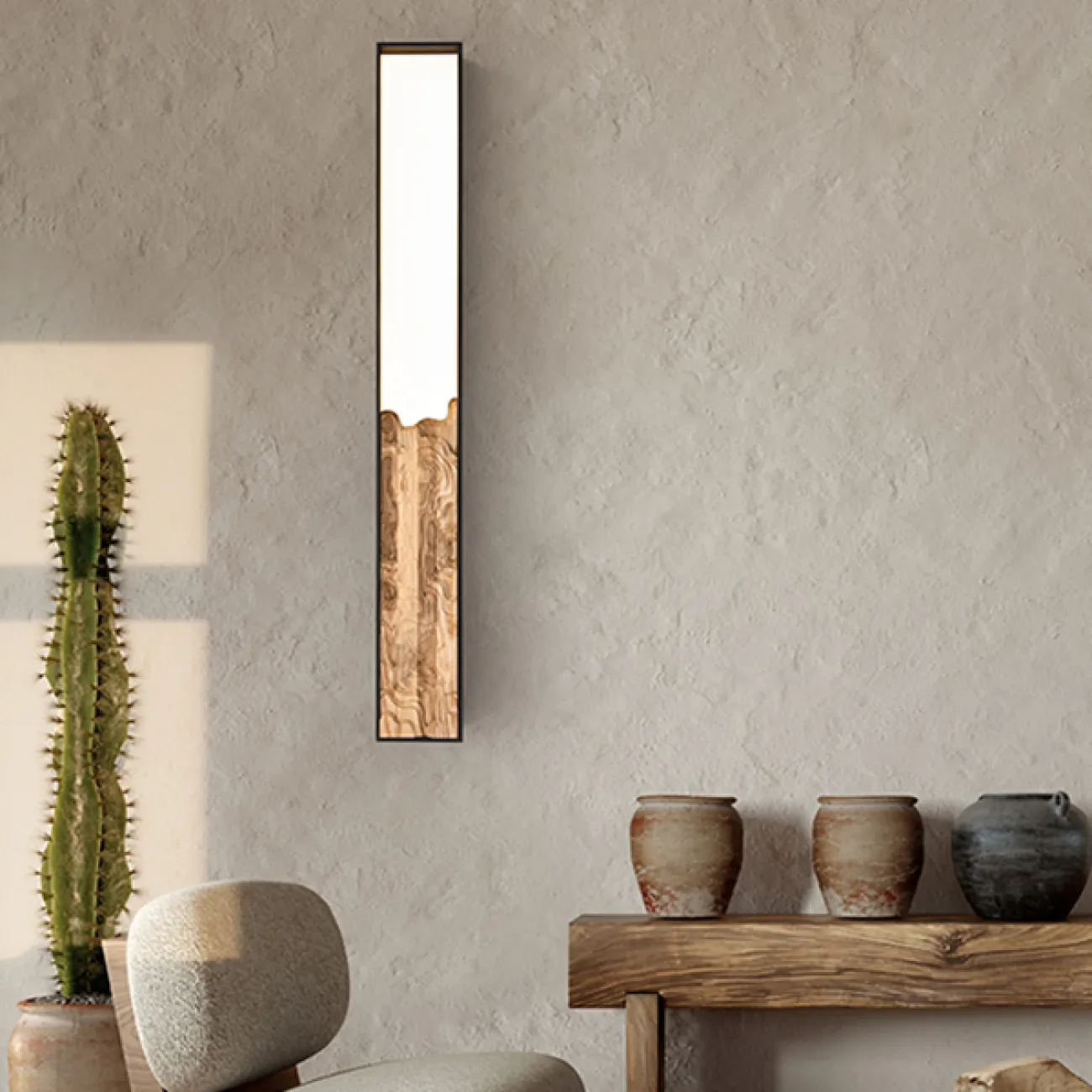 Настенный светильник ALBA L120 Dark brown от ImperiumLoft