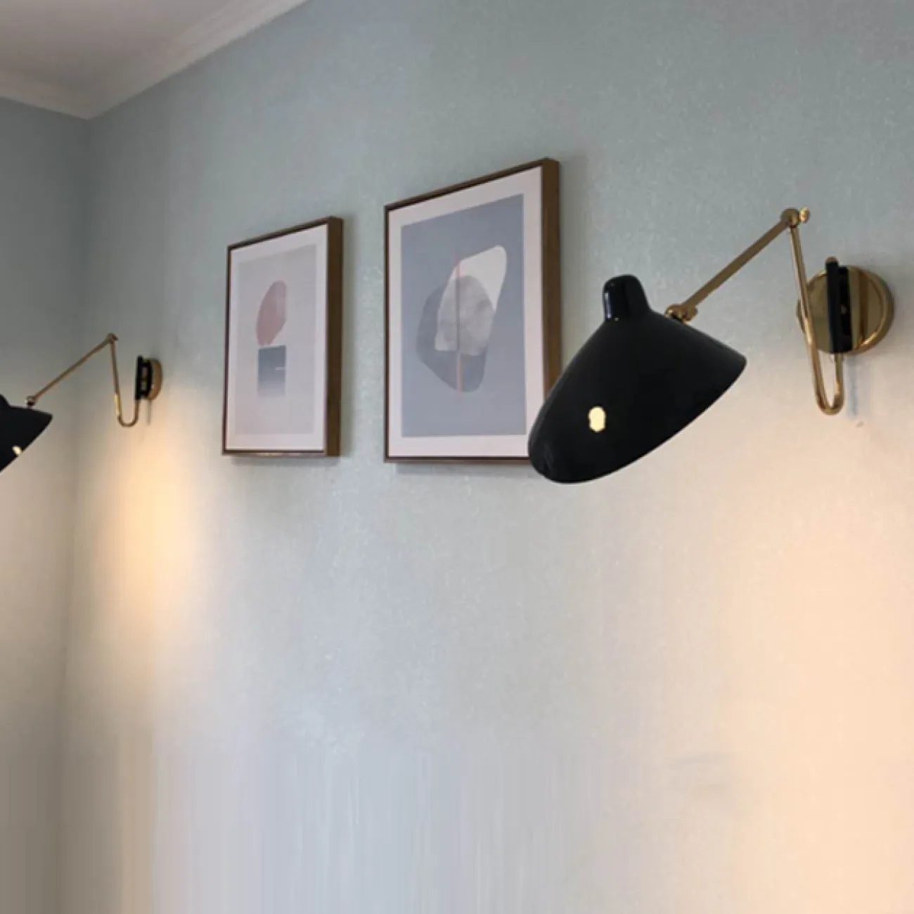 Настенный светильник HILDBORG L83 Black Matt от ImperiumLoft