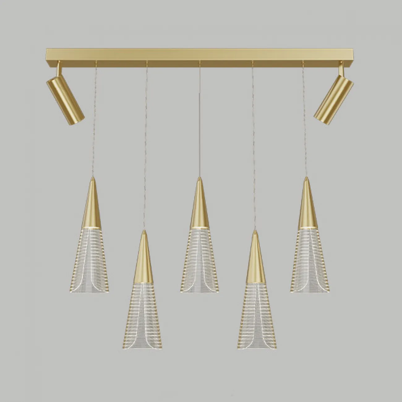 Подвесной светильник MANDORA B L6 Brass от ImperiumLoft