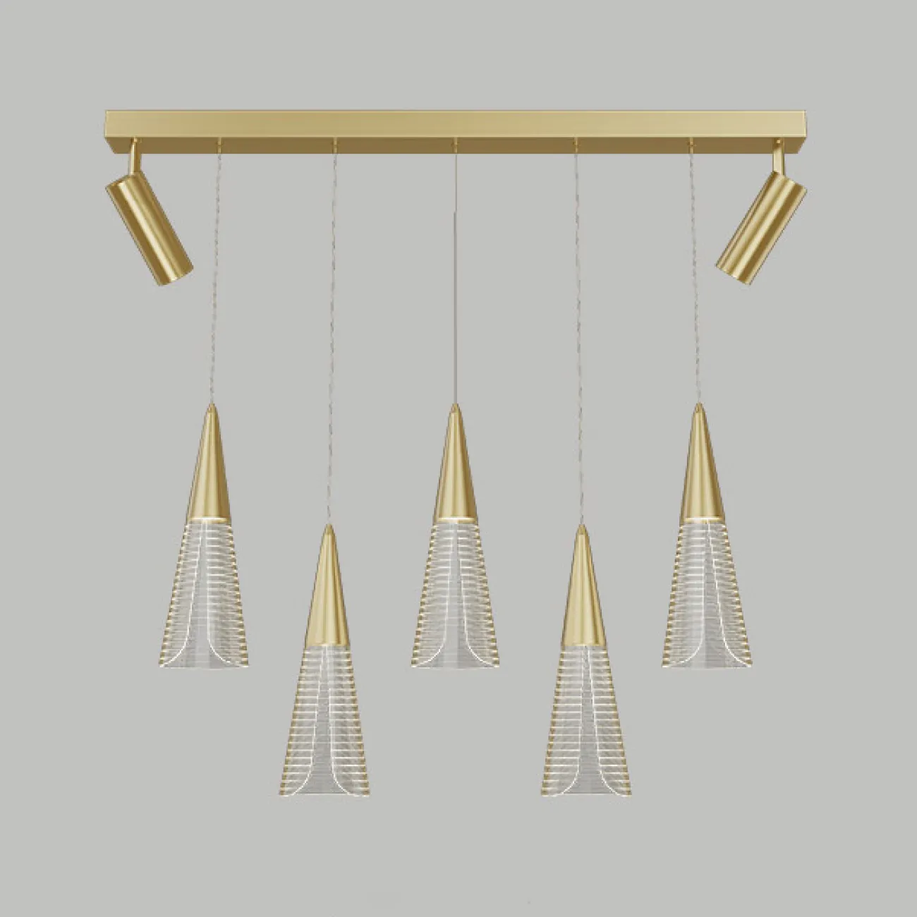 Подвесной светильник MANDORA B L7 Black от ImperiumLoft