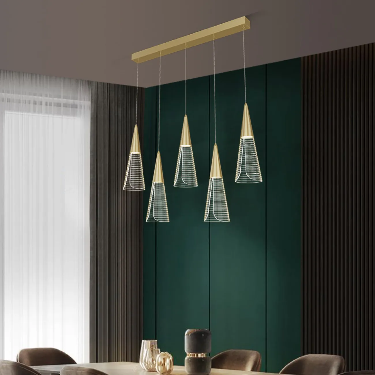 Подвесной светильник MANDORA B L7 Black от ImperiumLoft