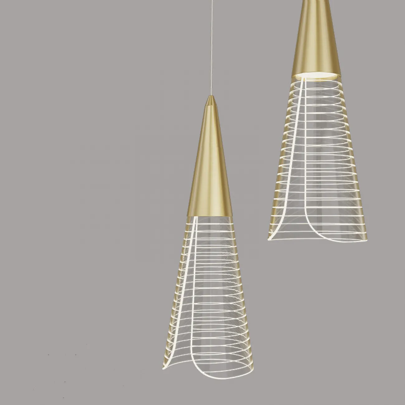 Подвесной светильник MANDORA B L6 Brass от ImperiumLoft