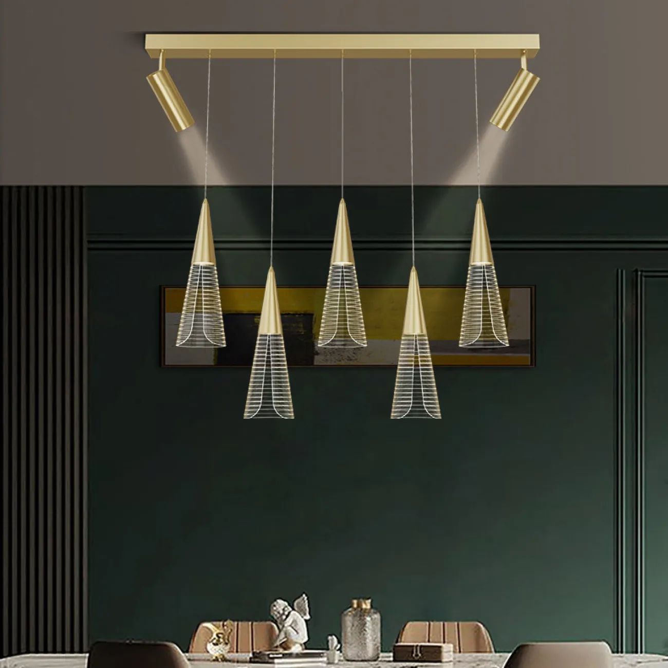 Подвесной светильник MANDORA B L7 Black от ImperiumLoft