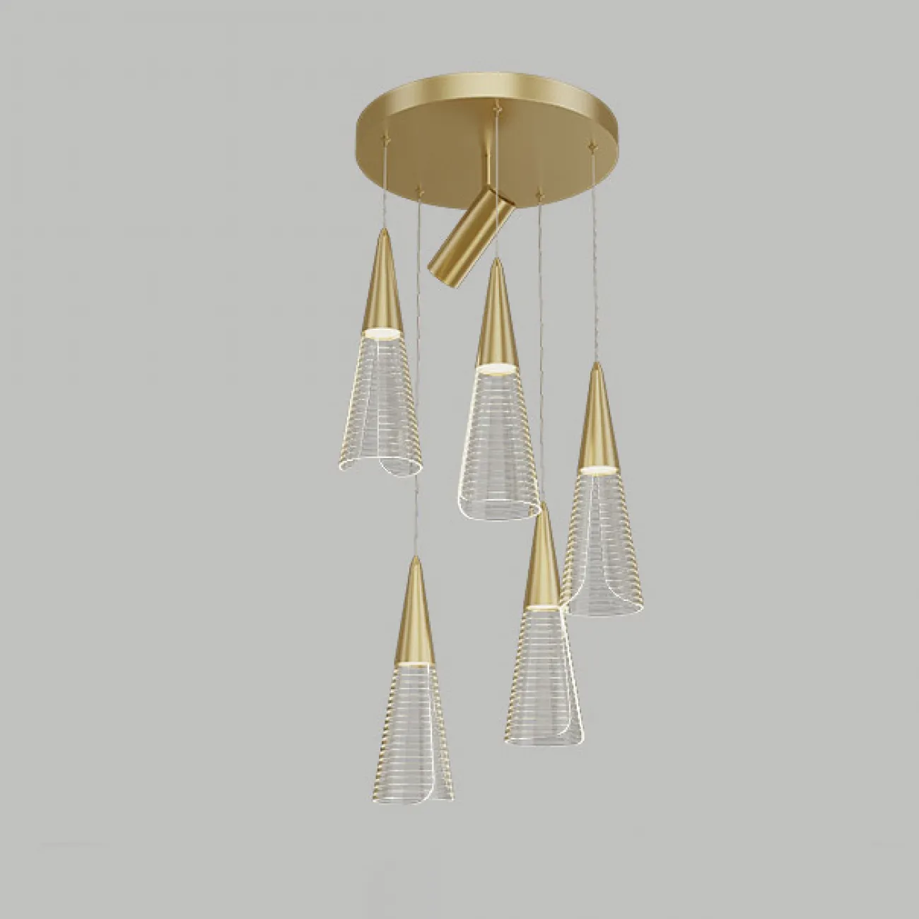 Подвесной светильник MANDORA B L5 Brass от ImperiumLoft