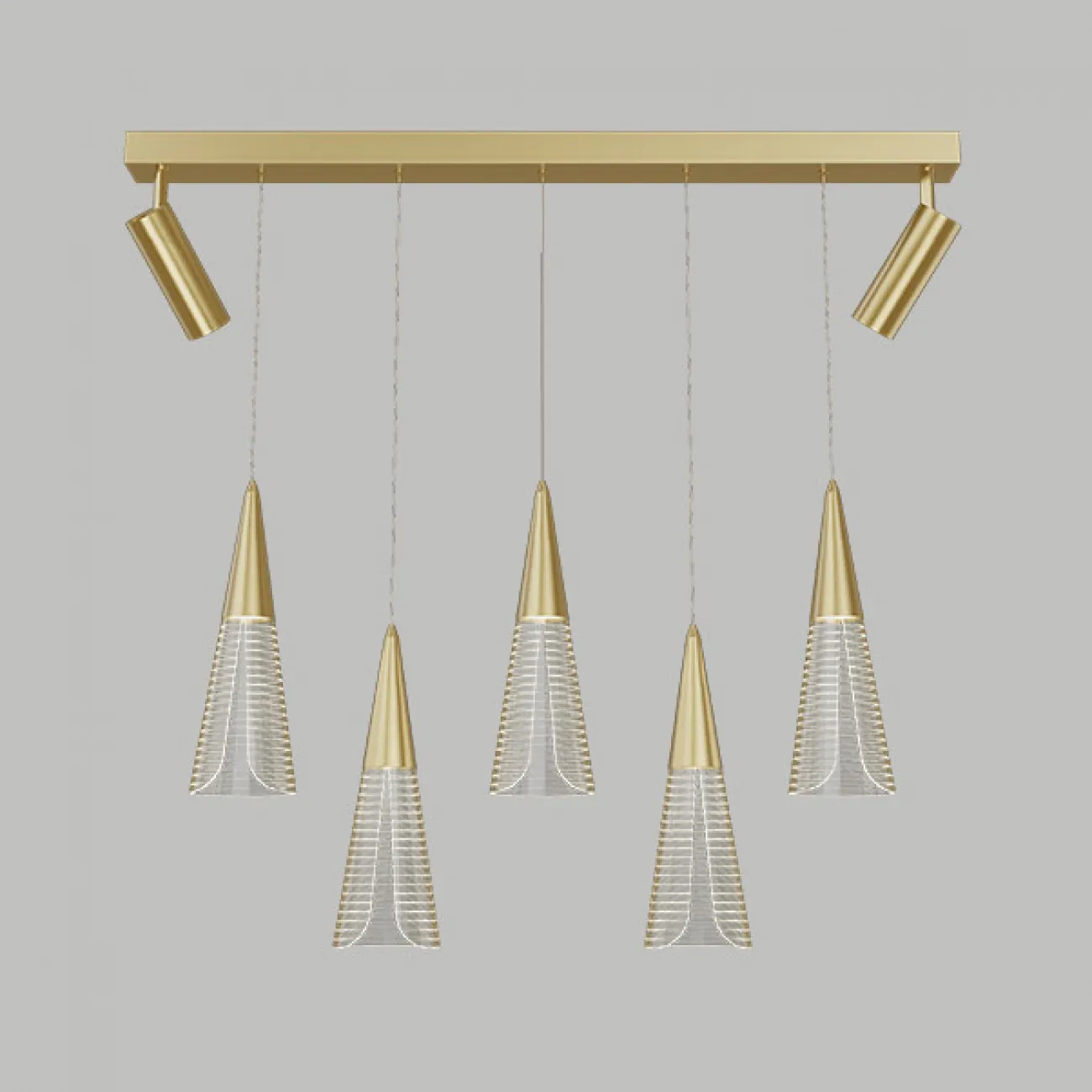 Подвесной светильник MANDORA B L6 Brass от ImperiumLoft