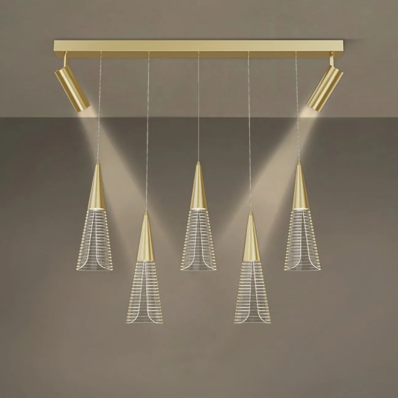 Подвесной светильник MANDORA B L7 Black от ImperiumLoft