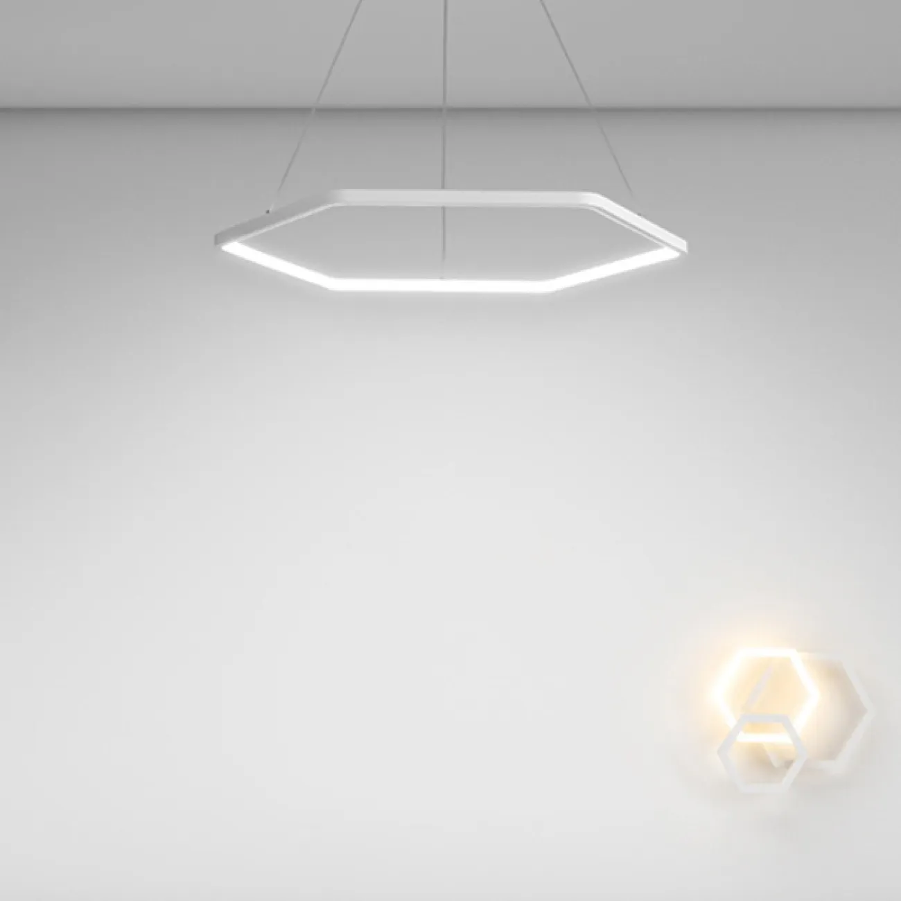 Подвесная люстра MARLA D50 White Трехцветный свет от ImperiumLoft