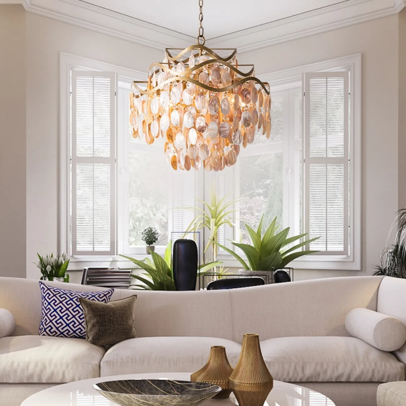 Люстра подвесная ISABEL PEARL D65 от ImperiumLoft