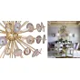 Люстра Agate Burst Chandelier Brass от LaLume