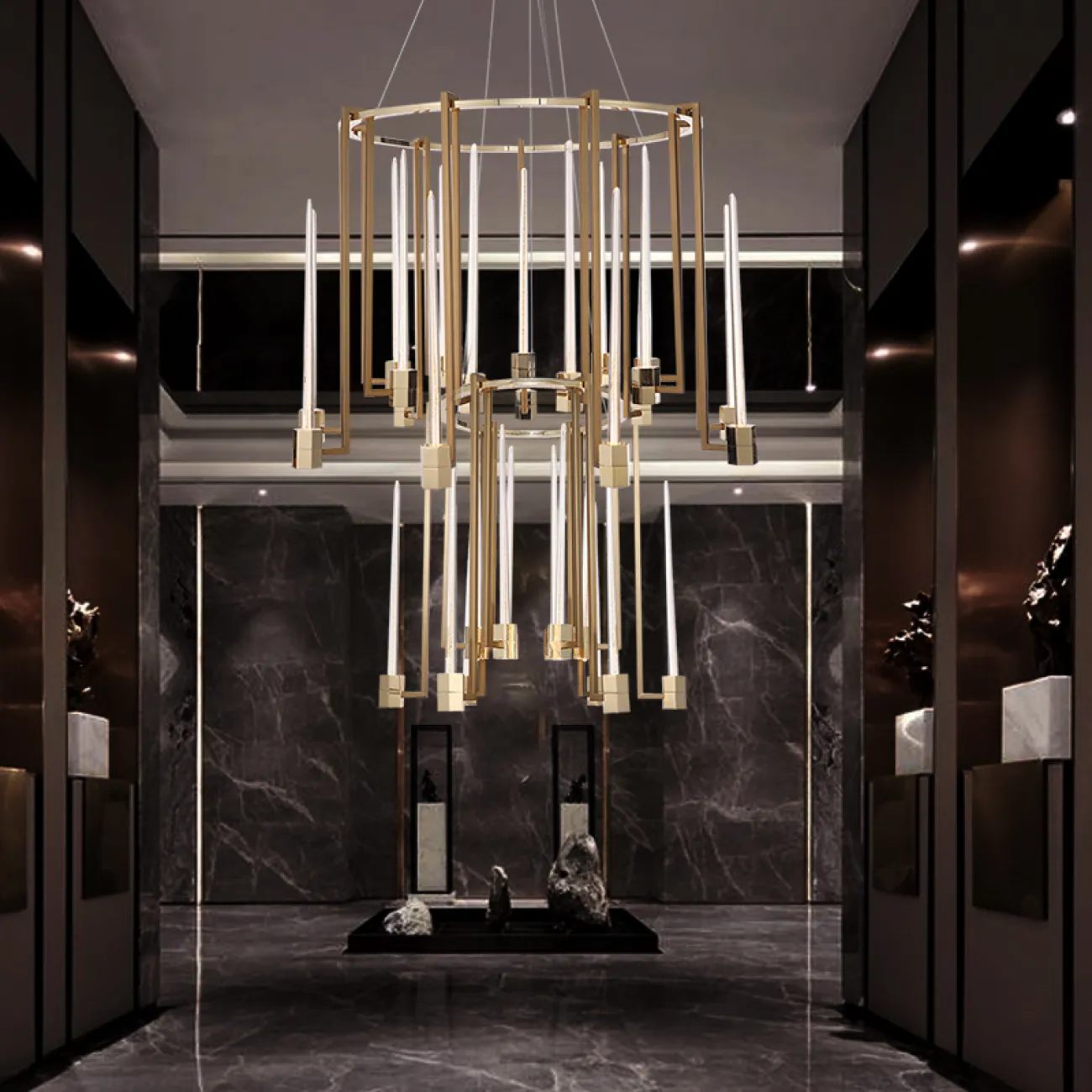 Люстра KALI’ chandelier D110 18 lamps от ImperiumLoft