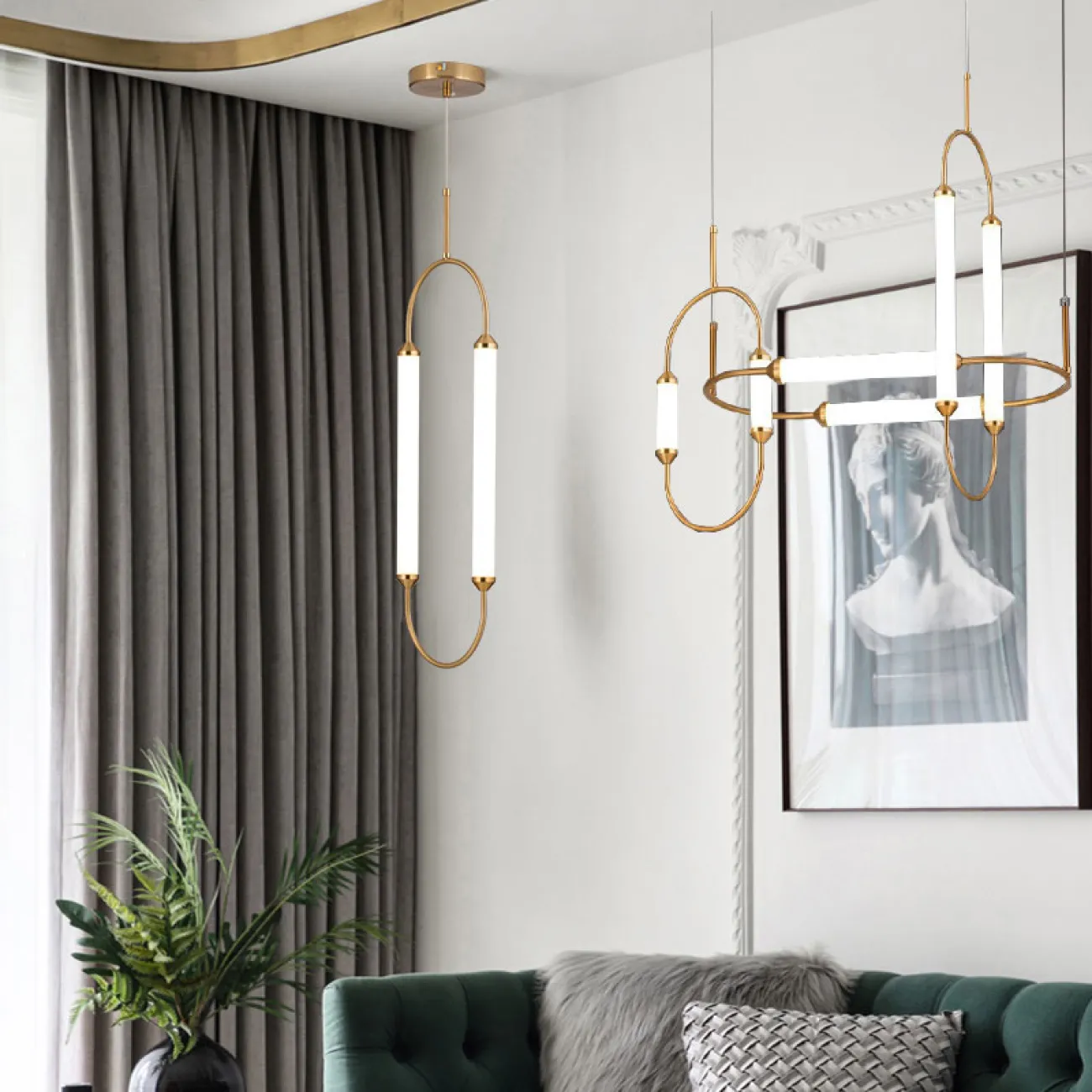 Подвесной светильник Gi&Co CIRQUE S Pendant Ellipse Vertical от ImperiumLoft