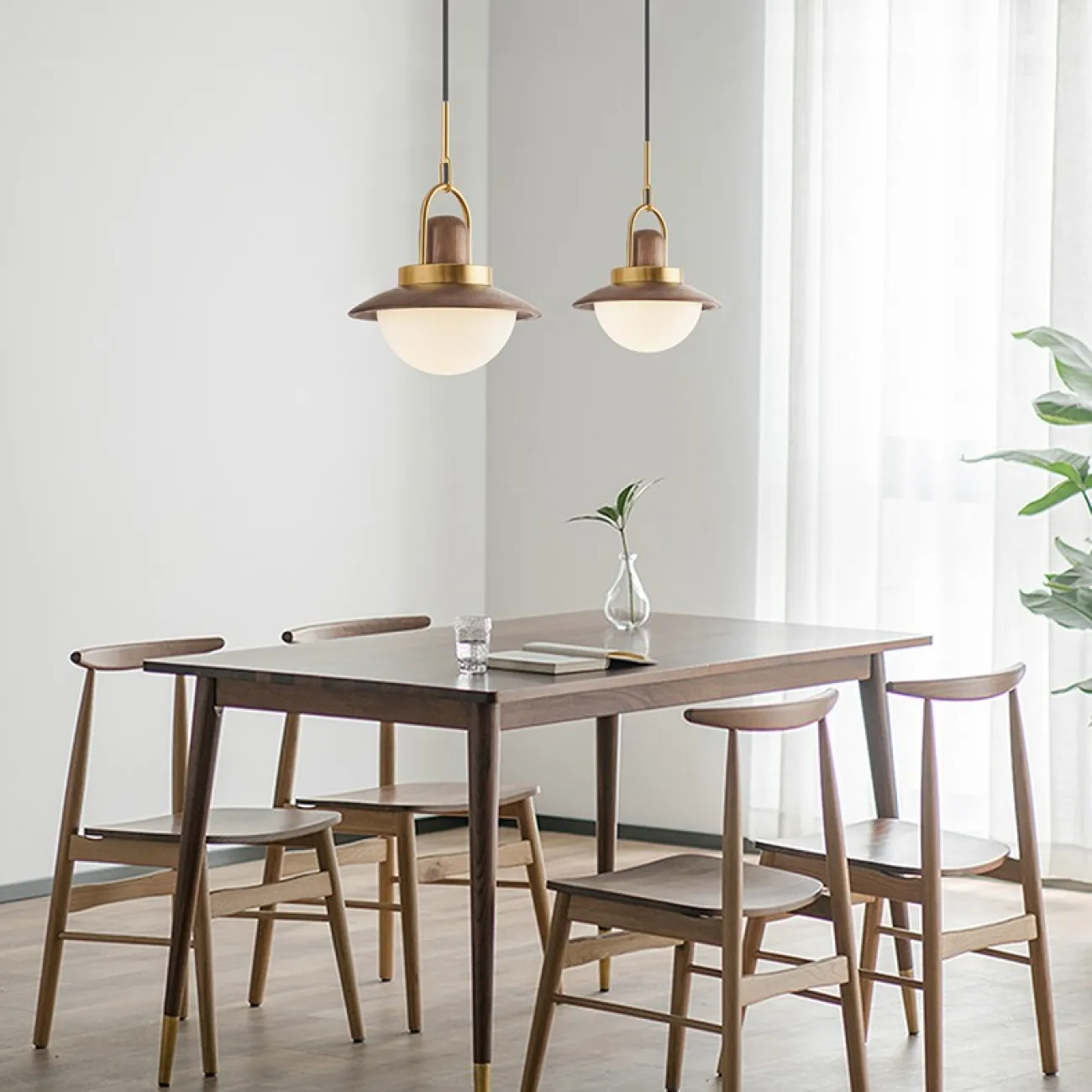 Подвесной светильник OLVERA Темное дерево от ImperiumLoft