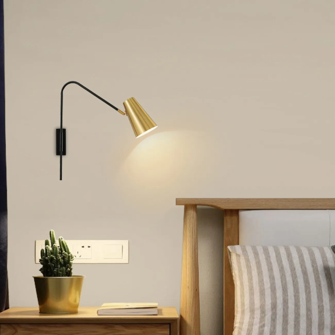 Настенный светильник VERINA Brass от ImperiumLoft