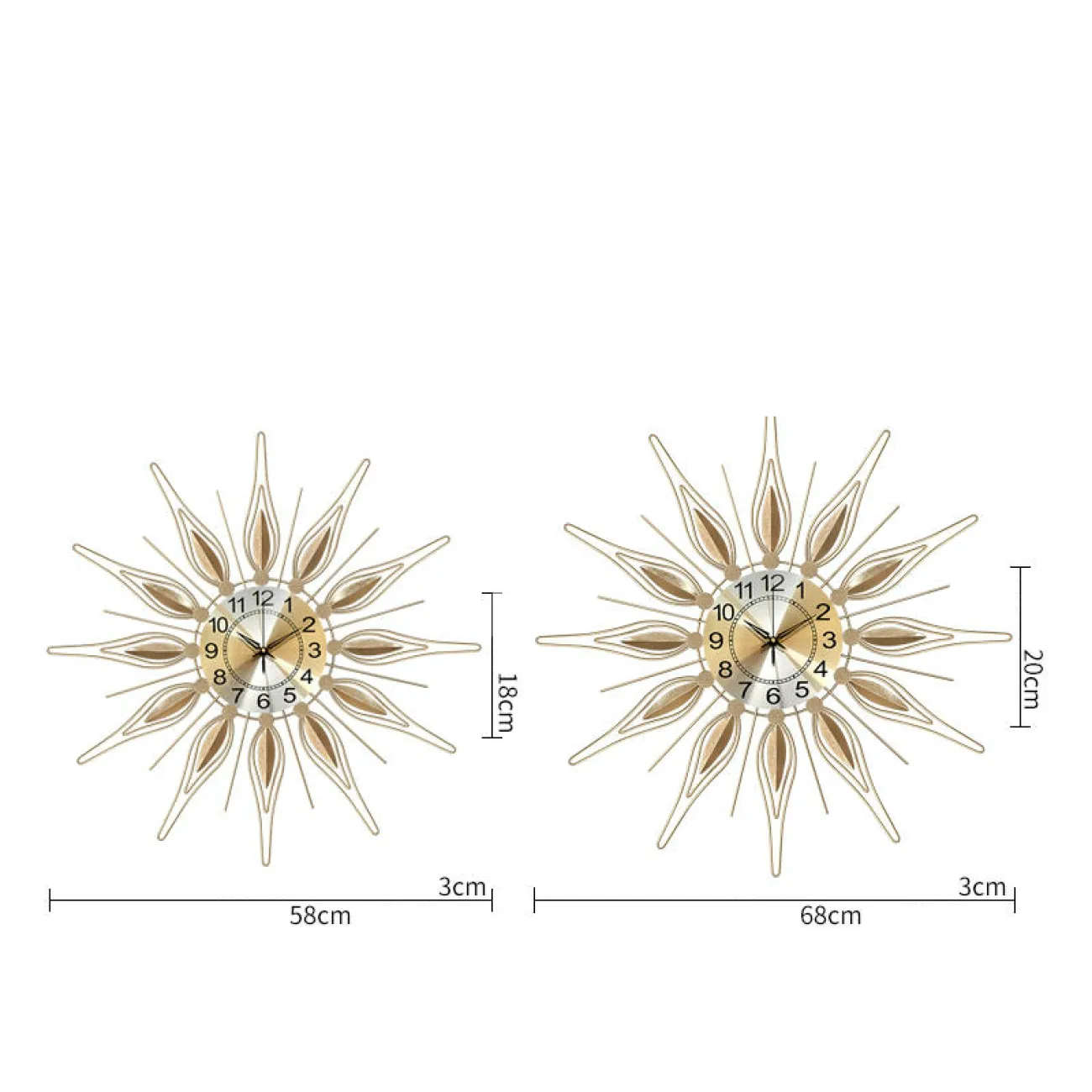Дизайнерский настенный декор часы LaLume-KKK00381