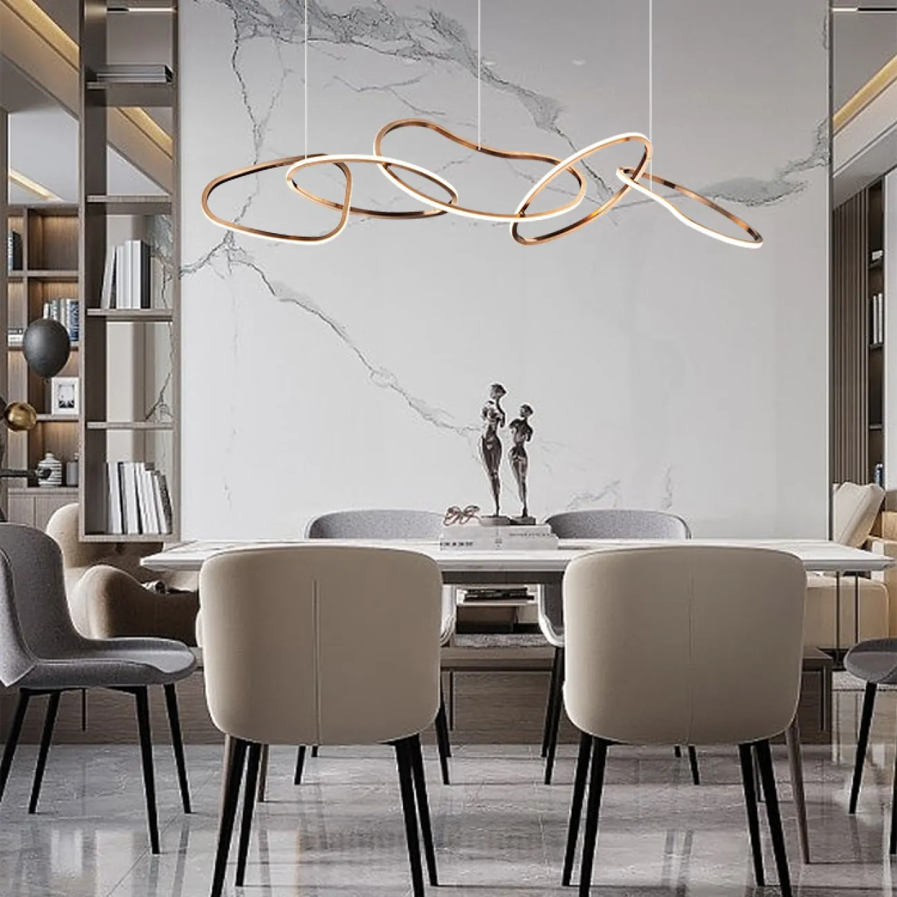 Подвесная люстра LYCAN L120 от ImperiumLoft