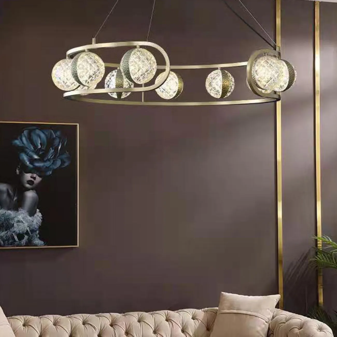 Подвесная люстра MAIRIN CH D90 от ImperiumLoft