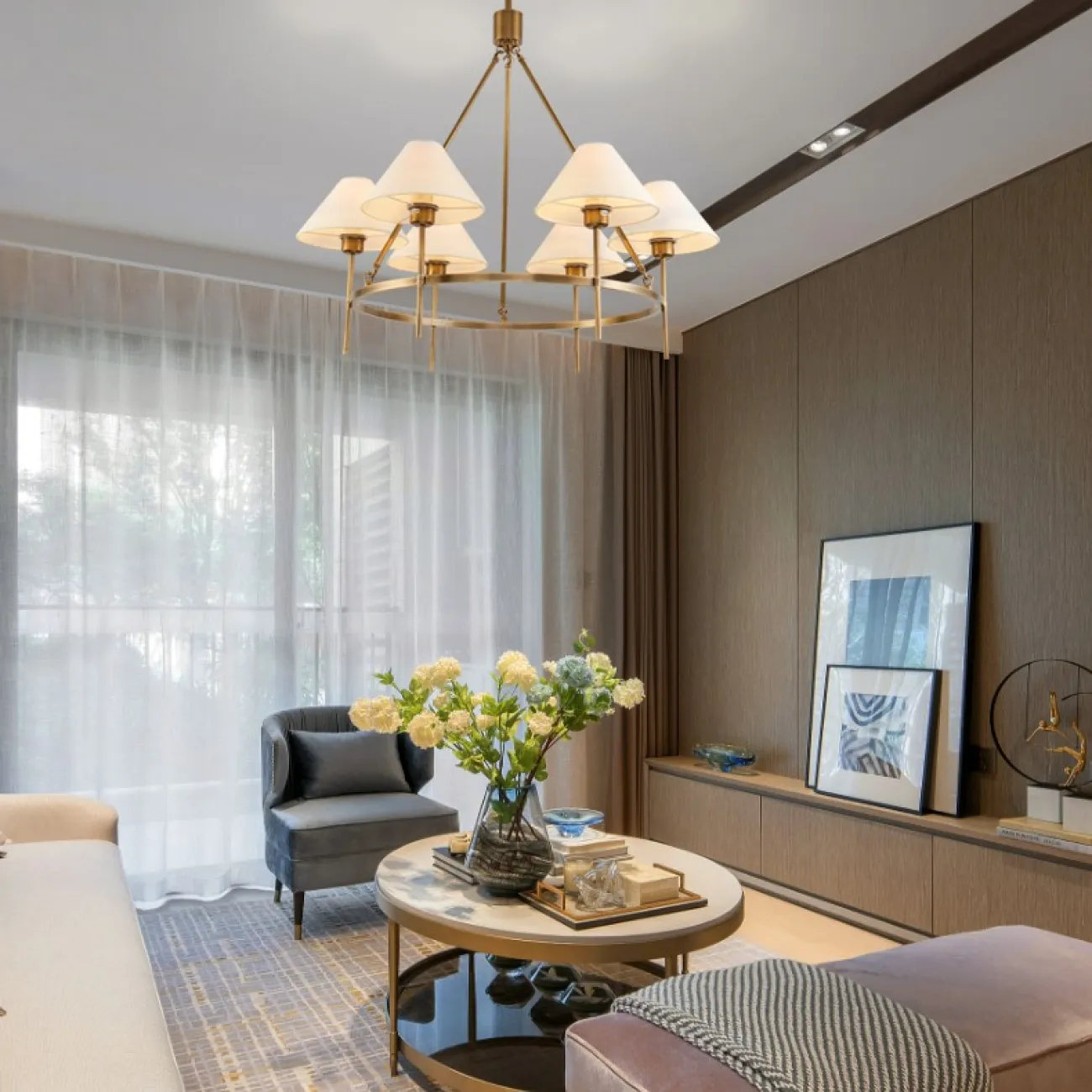 Подвесная люстра FAREL D88 от ImperiumLoft