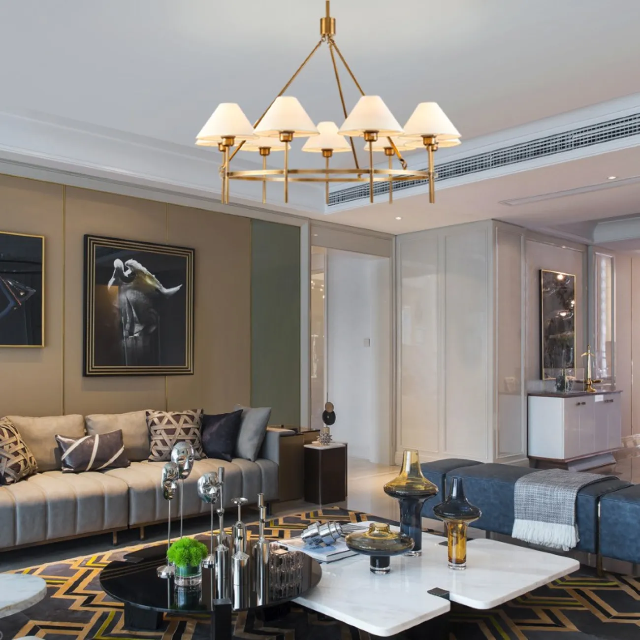 Подвесная люстра FAREL D88 от ImperiumLoft