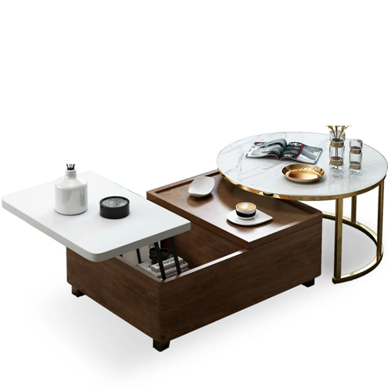 Дизайнерский журнальный столик LaLume-AP00123