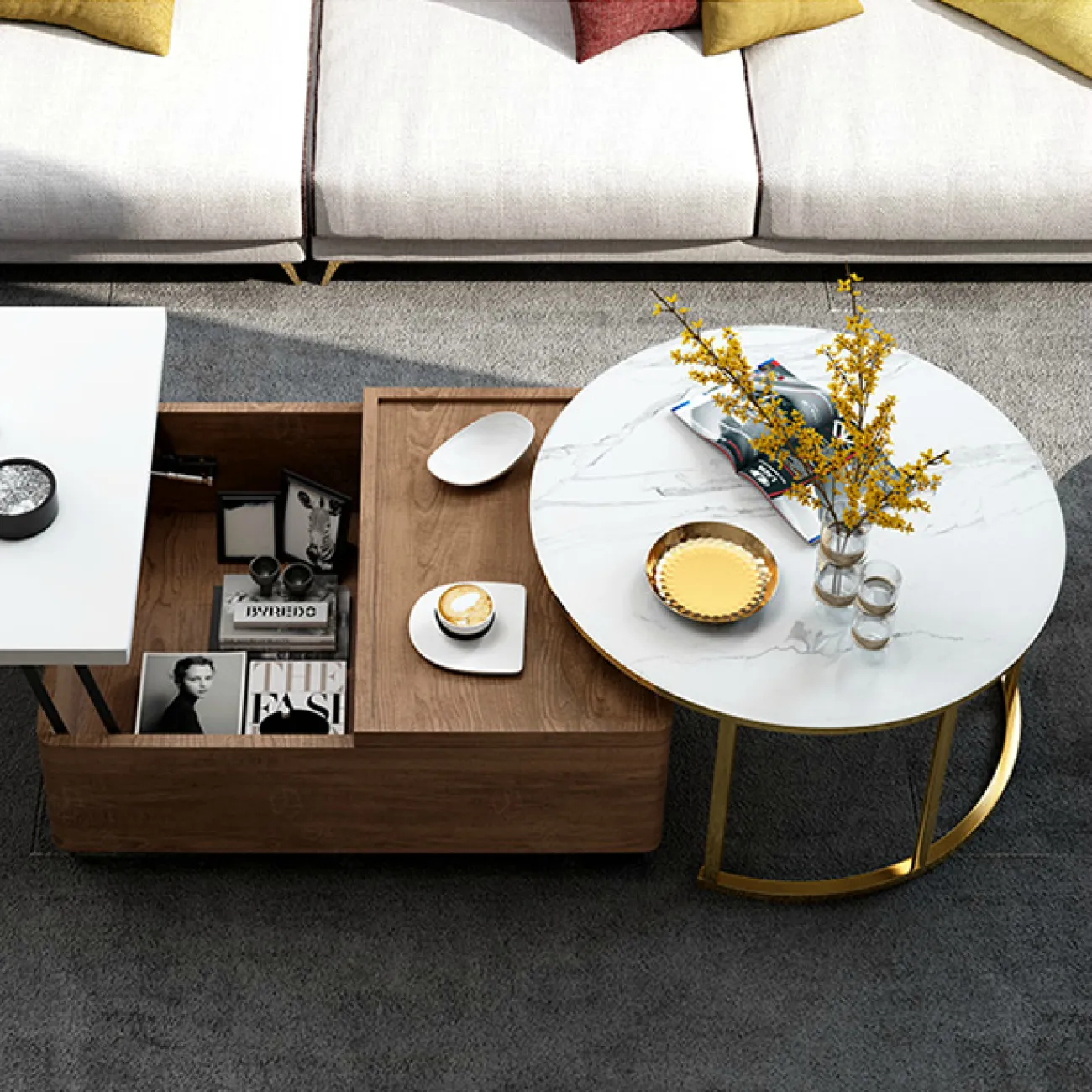 Дизайнерский журнальный столик LaLume-AP00123