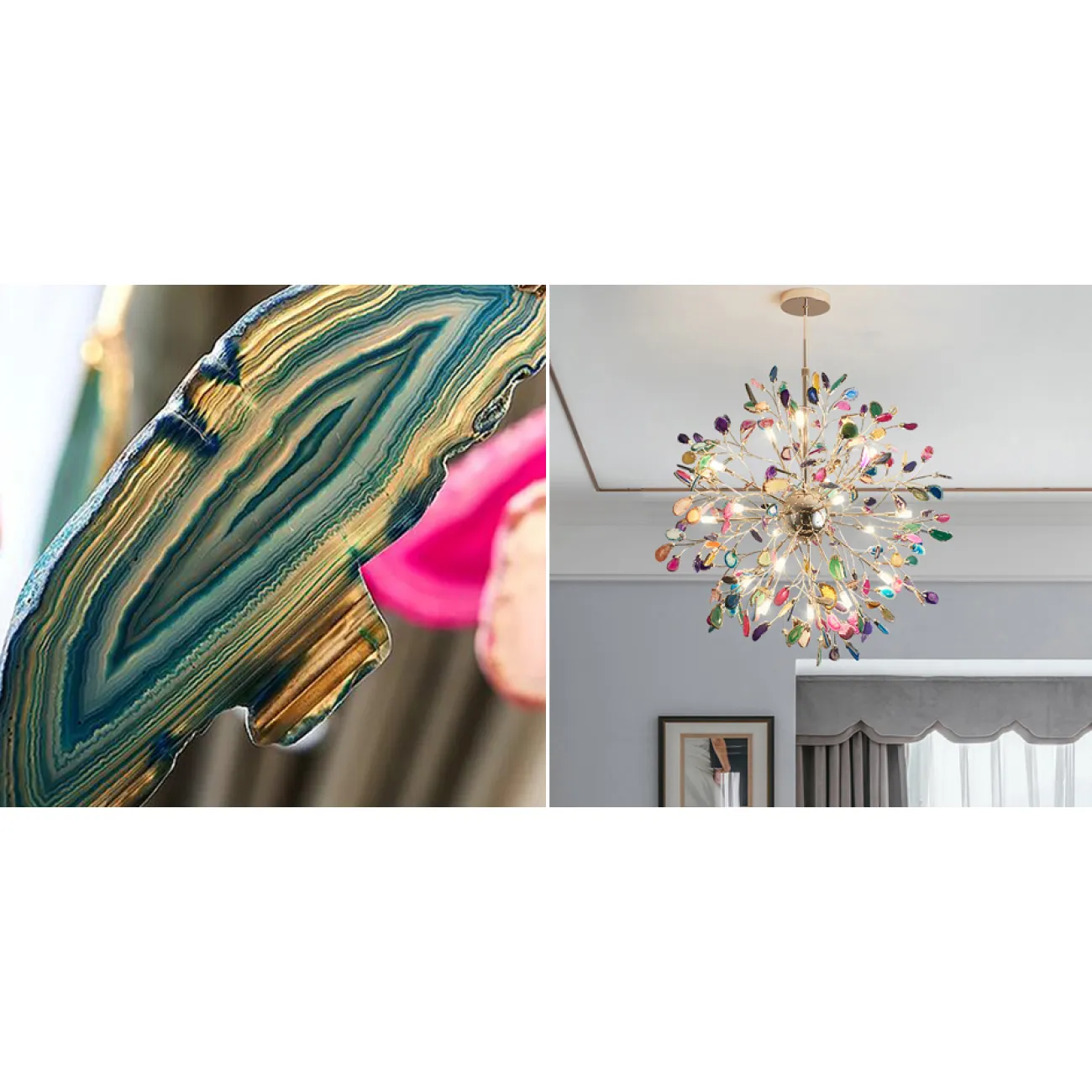 Люстра Crown of Agate Ball Multicolor от LaLume