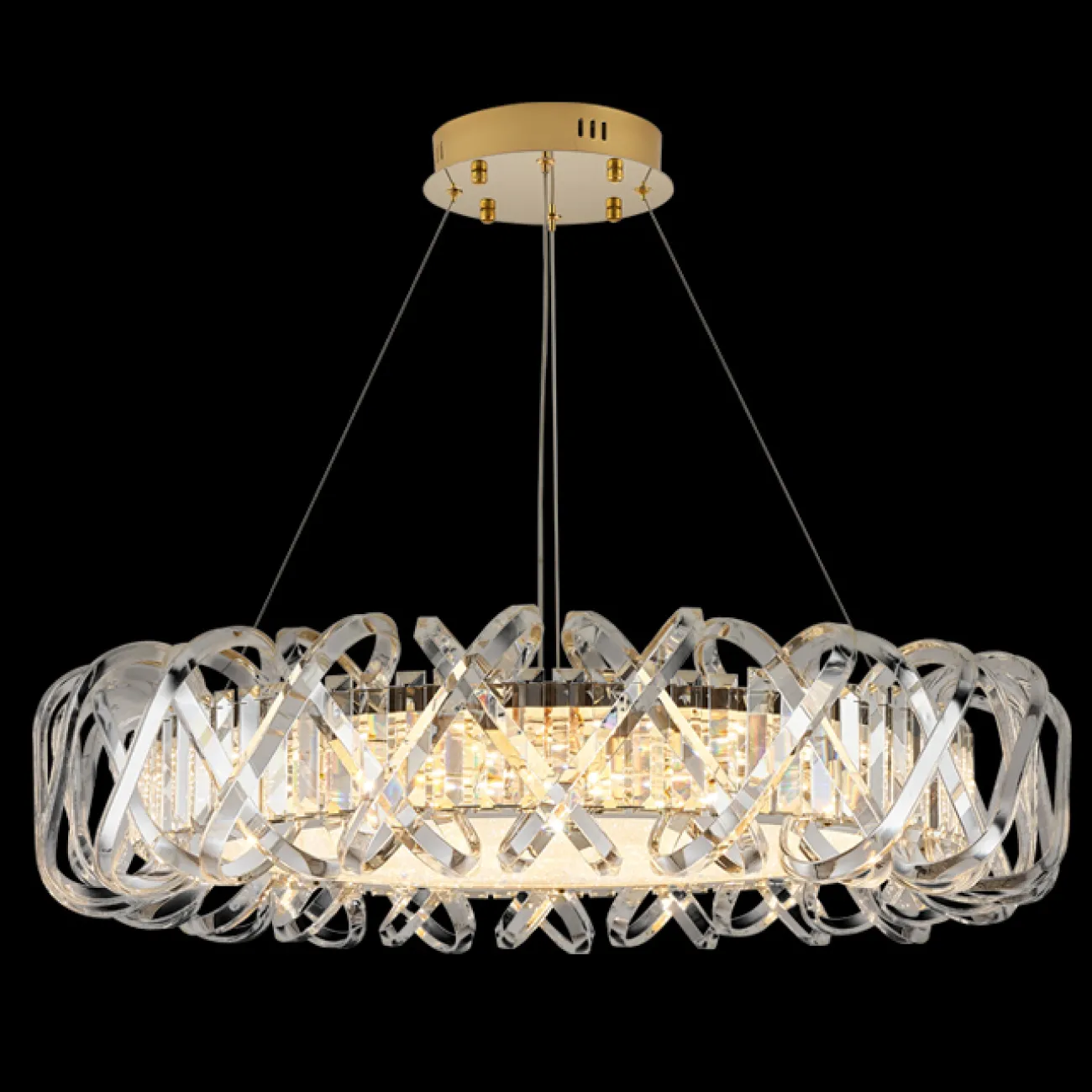 Подвесная люстра KARLENA D80 Grey от ImperiumLoft