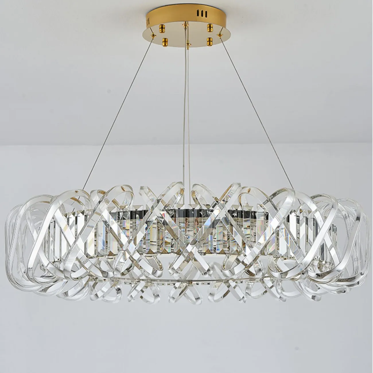 Подвесная люстра KARLENA D80 Grey от ImperiumLoft