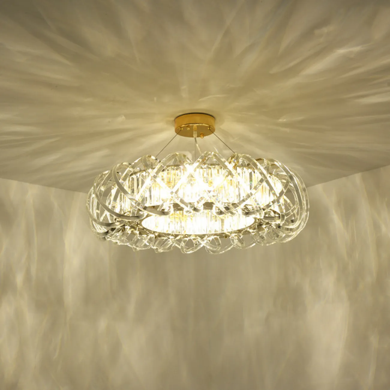 Подвесная люстра KARLENA D80 Grey от ImperiumLoft