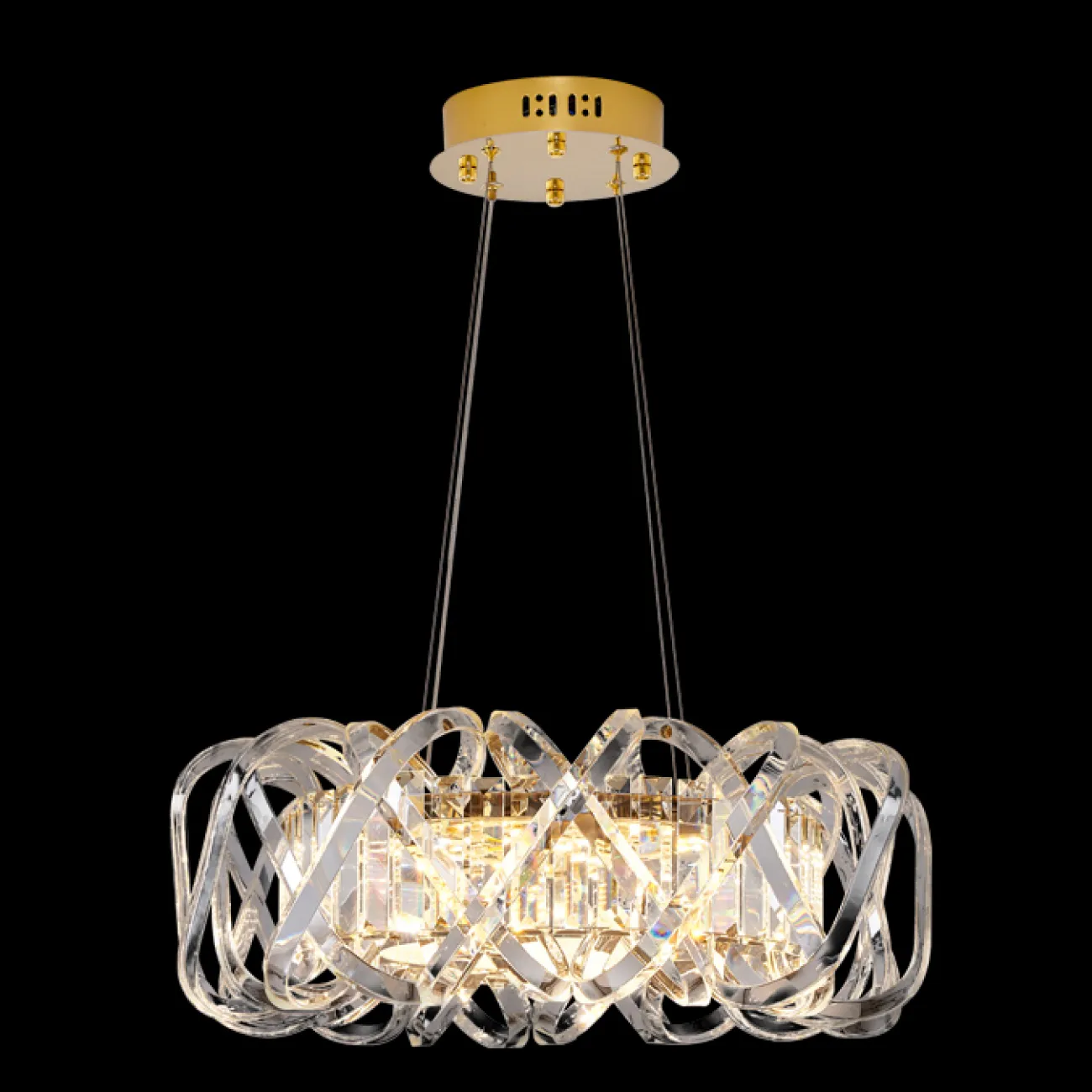 Подвесная люстра KARLENA D80 Transparent от ImperiumLoft