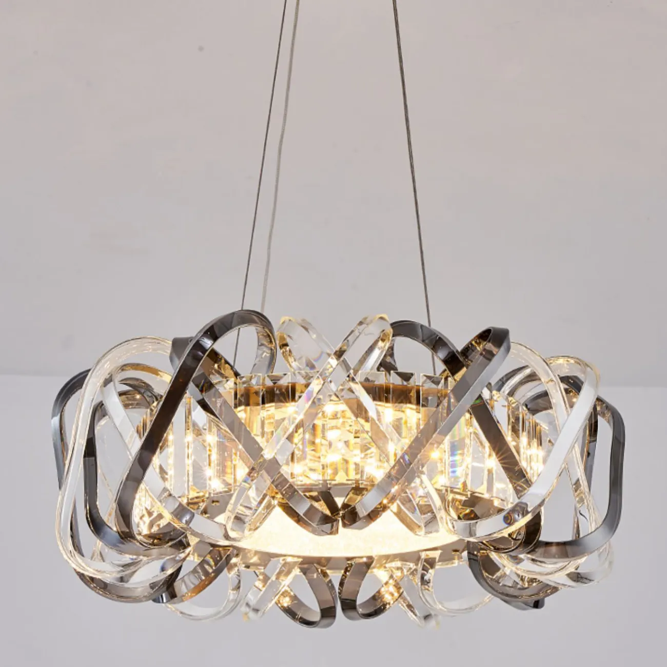 Подвесная люстра KARLENA D80 Grey от ImperiumLoft