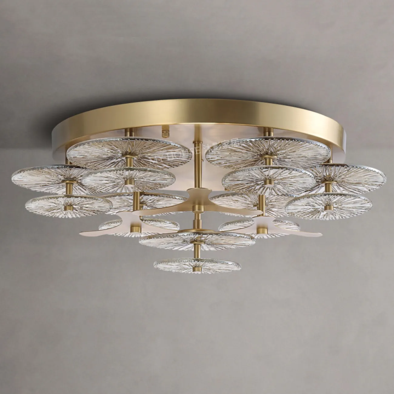 Потолочная люстра AGAPI GOLD от ImperiumLoft