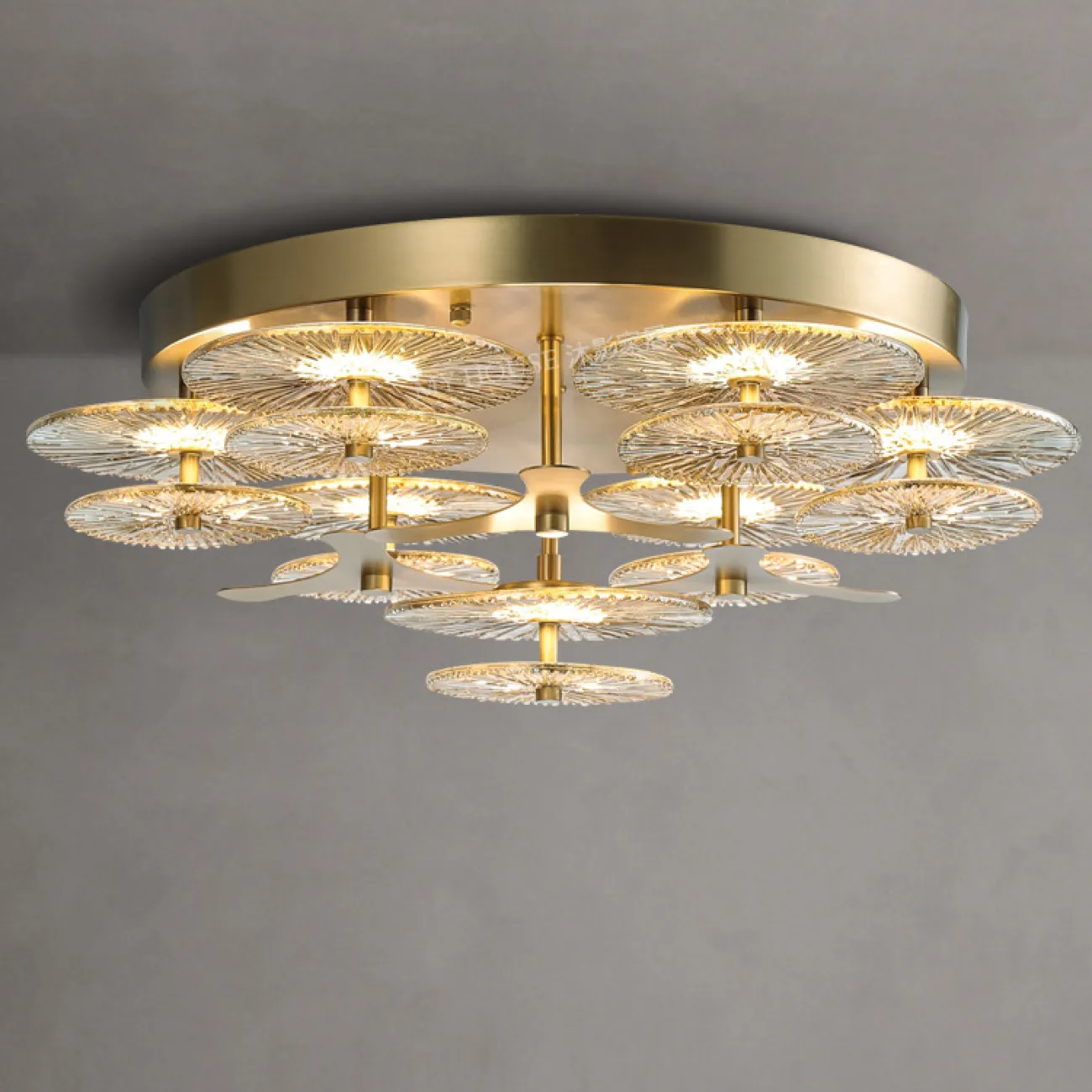 Потолочная люстра AGAPI GOLD от ImperiumLoft